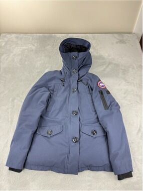 Canada Goose Women's Size XS Blue Montebello Parka Jacket 2530JL Japanese Fit